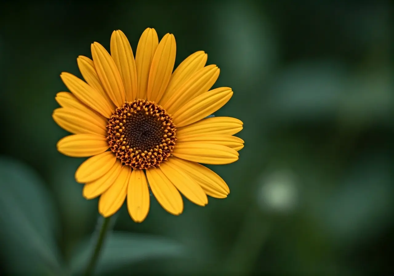 A blooming flower symbolizing personal growth amidst vibrant nature. 35mm stock photo