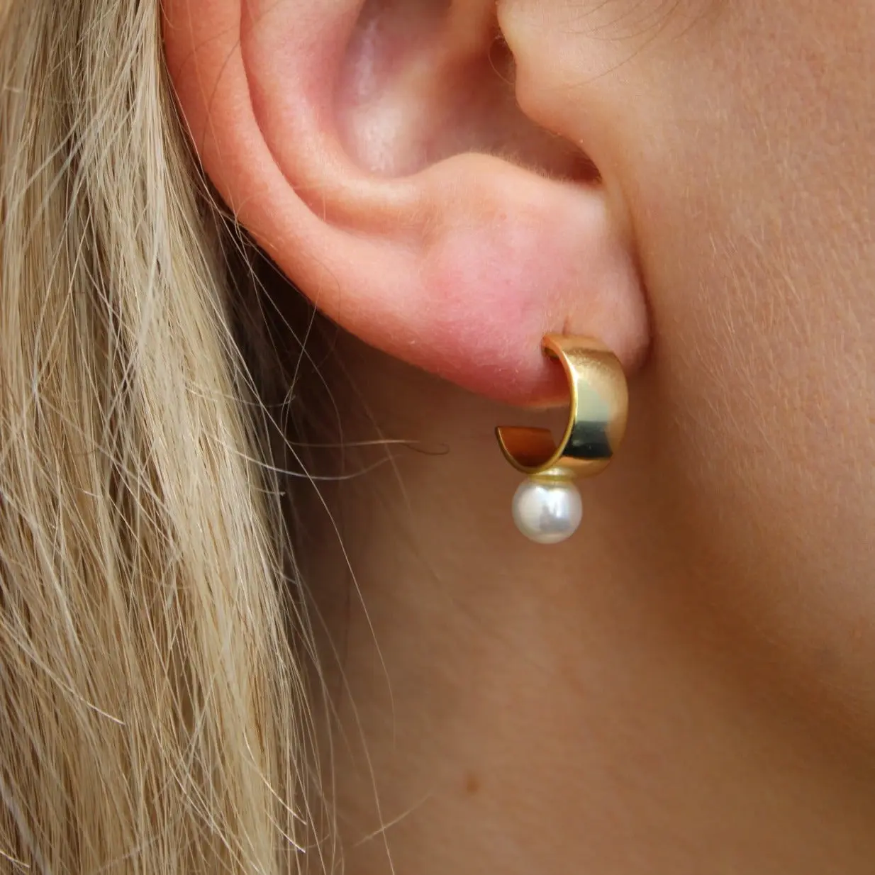hoop earrings