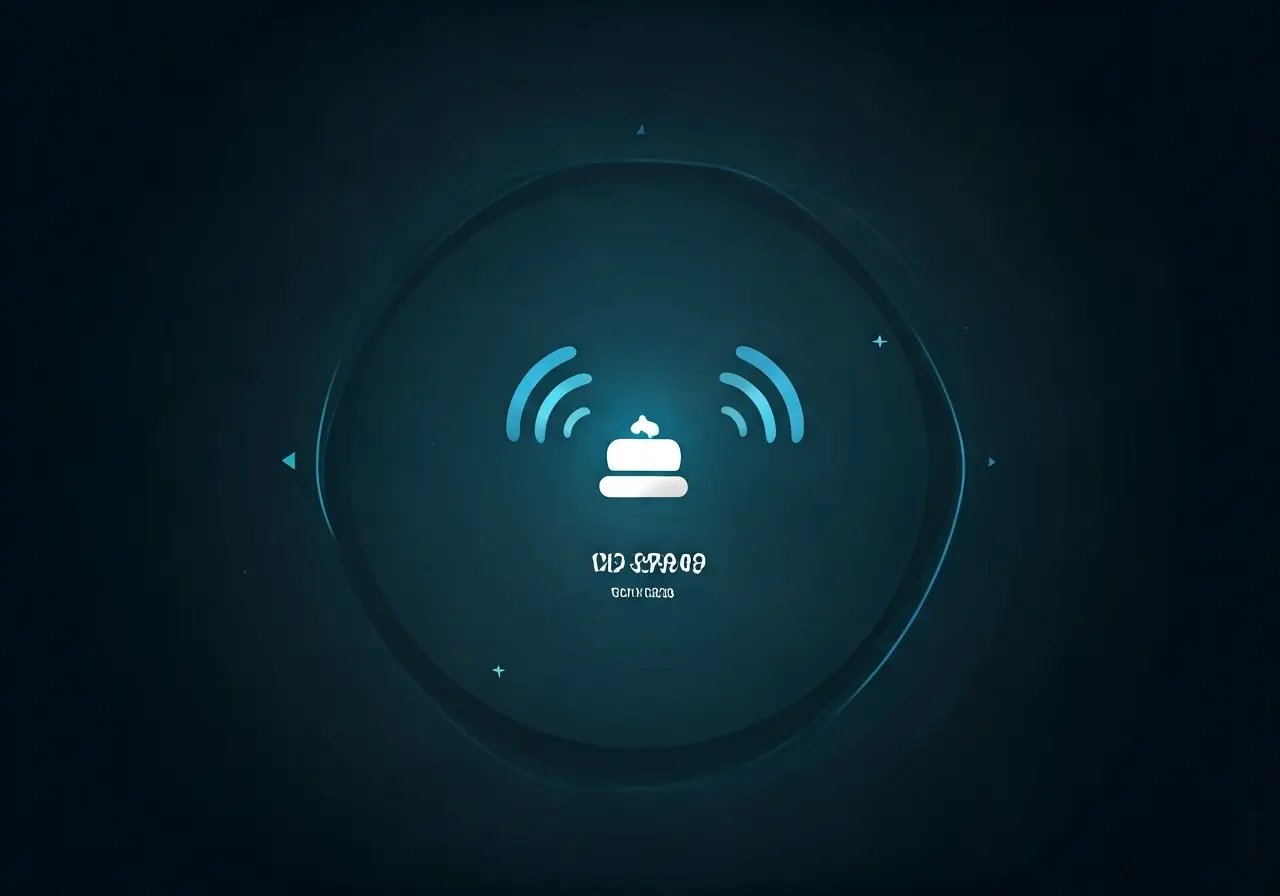 A smart home dashboard displaying connected devices and voice commands. 35mm stock photo