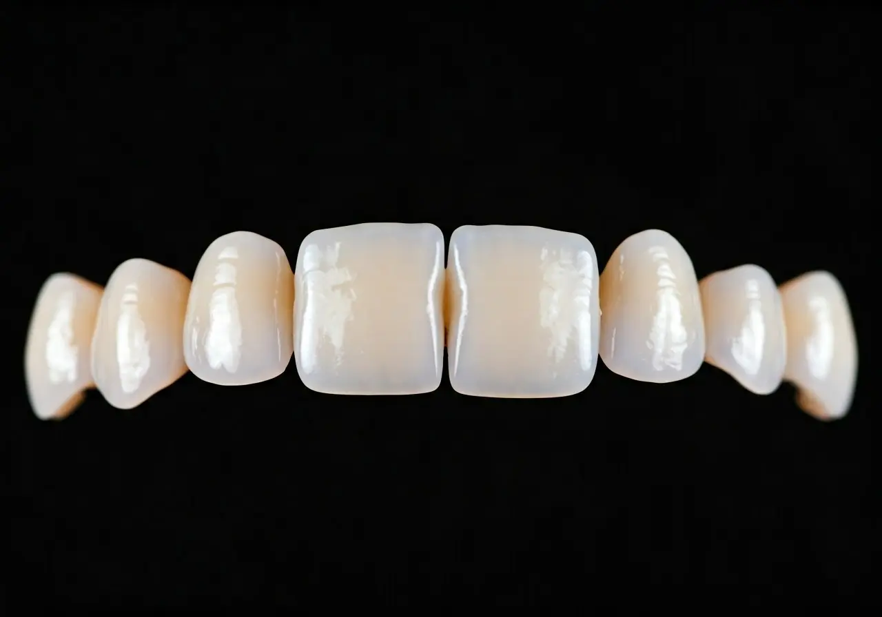 A close-up of composite and amalgam dental fillings compared. 35mm stock photo
