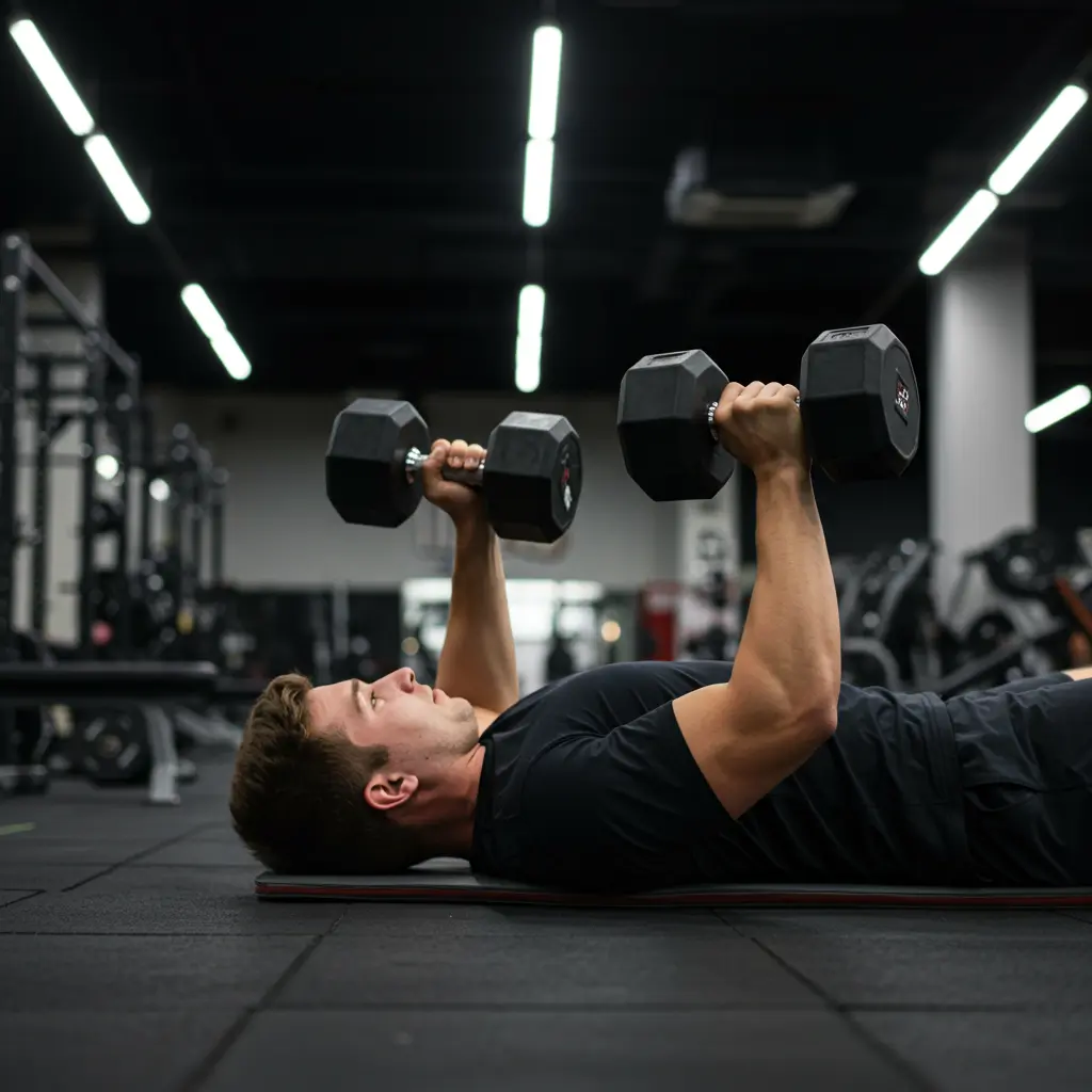 Dumbbells on your side? Try floor presses.