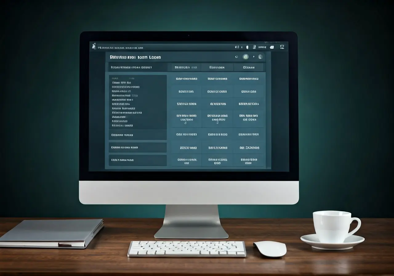 A computer screen displaying a digital pawn loan estimator. 35mm stock photo