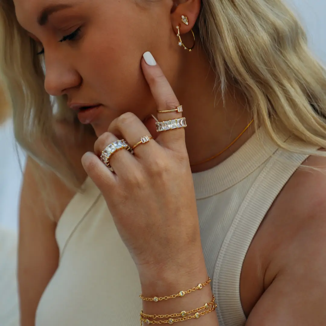 baguette eternity ring