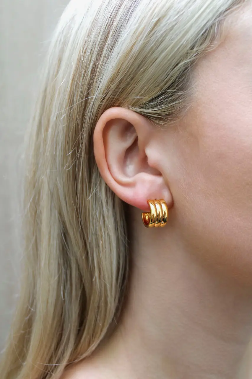 hoop earrings