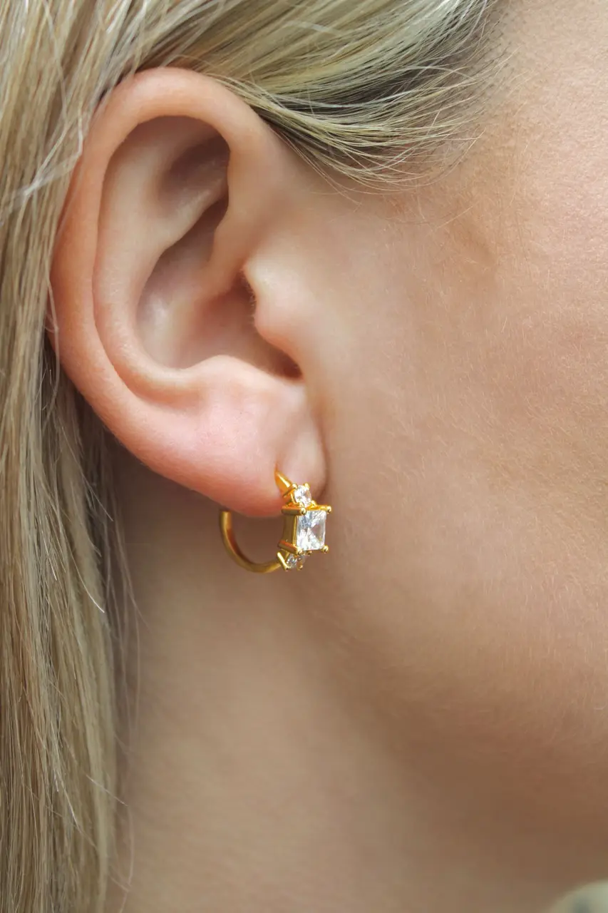 hoop earrings