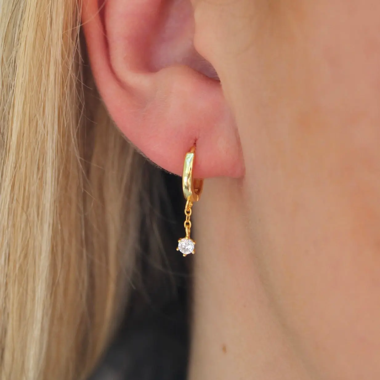 hoop earrings