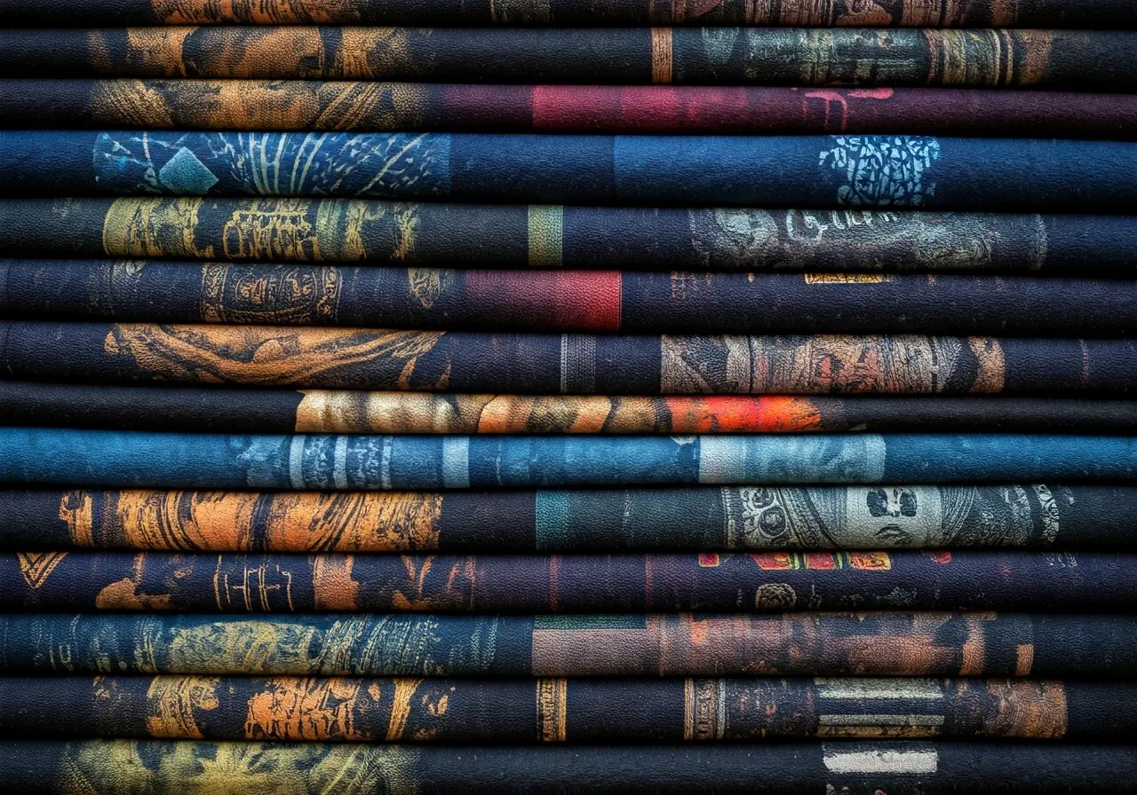 A variety of colorful Christian graphic tees on display. 35mm stock photo